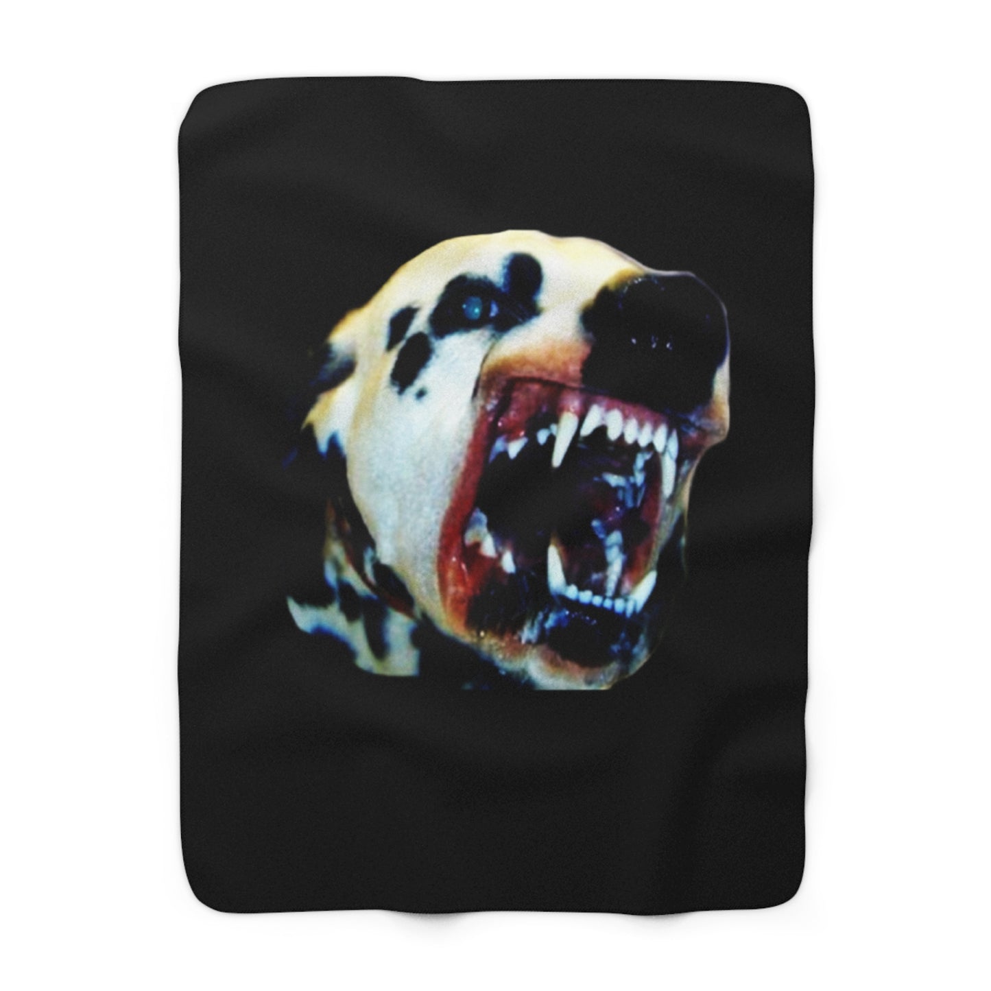 BITE DOWN FIERCE DAWG SHERPA FLEECE BLANKET