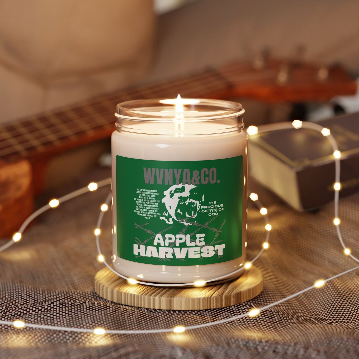 WVNYA&CO. APPLE HARVEST SCENTED 9oz Candle