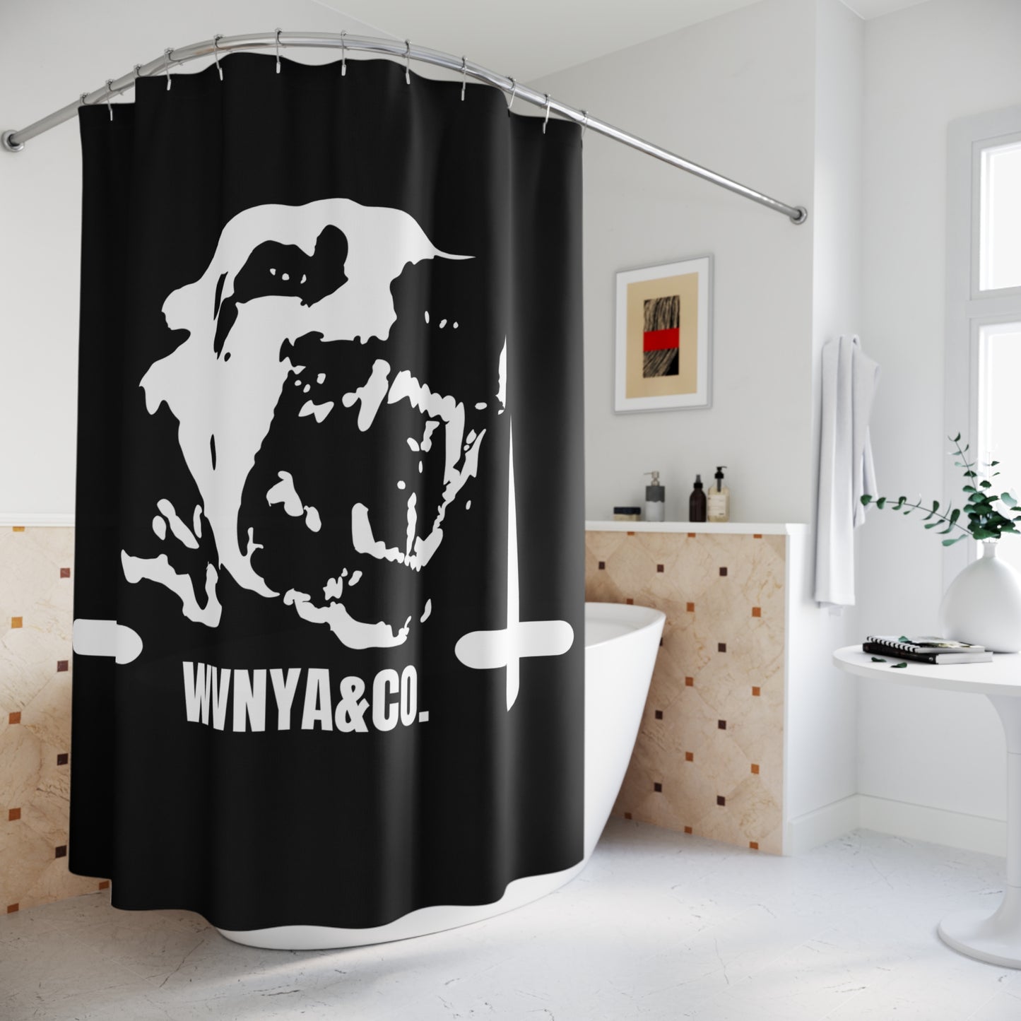 WVNYA&CO. GUARDIAN SHOWER CURTAIN