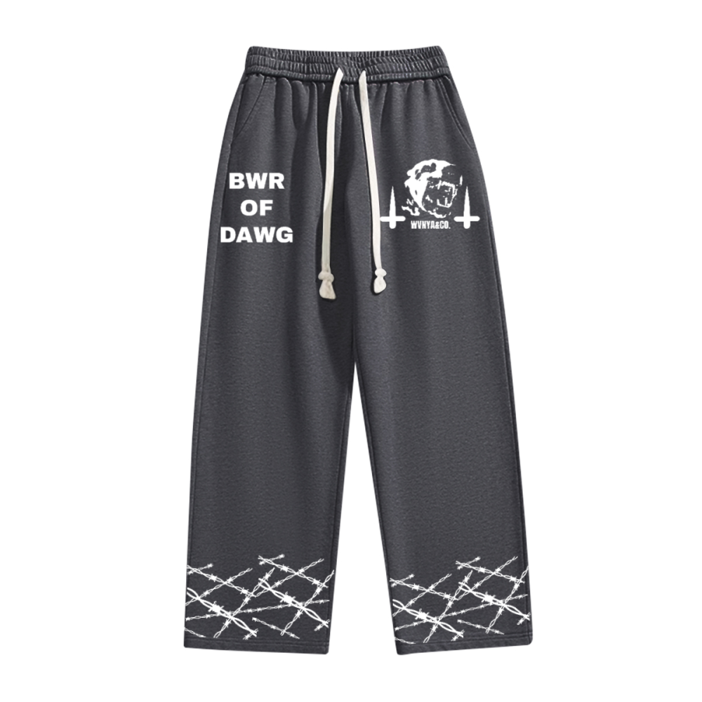 WVNYA GUARDIAN BWR OF DAWG WIRE LOOSE BOTTOM SWEATPANTS