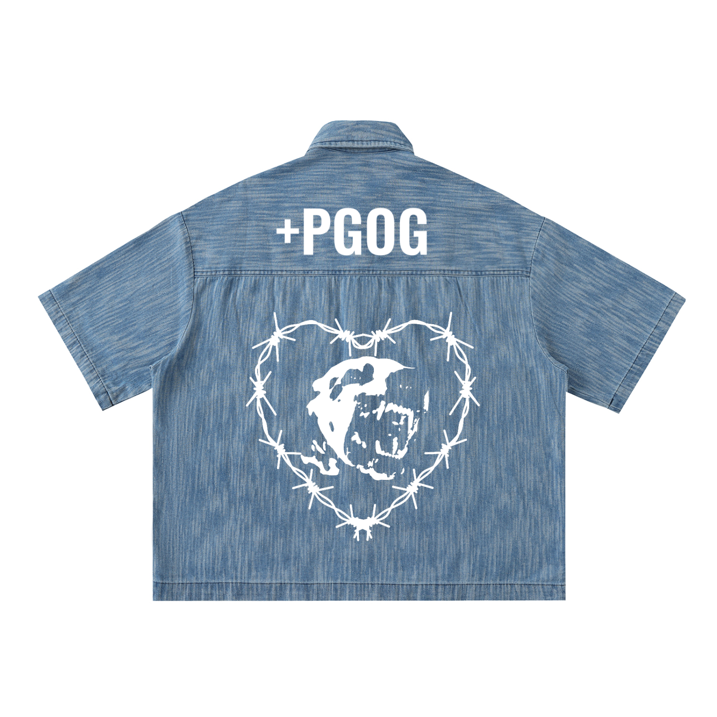 DISTRESSD WASH SHORT-SLEEVE SHIRT