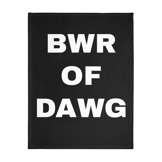 BIG DAWG WVNYA&CO. BWR OF DAWG VELVETEEN BLANKET