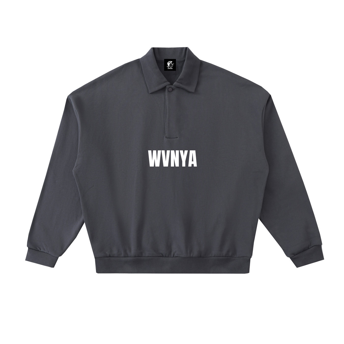 HEAVYWEIGHT FLEECE POLO SWEATSHIRT