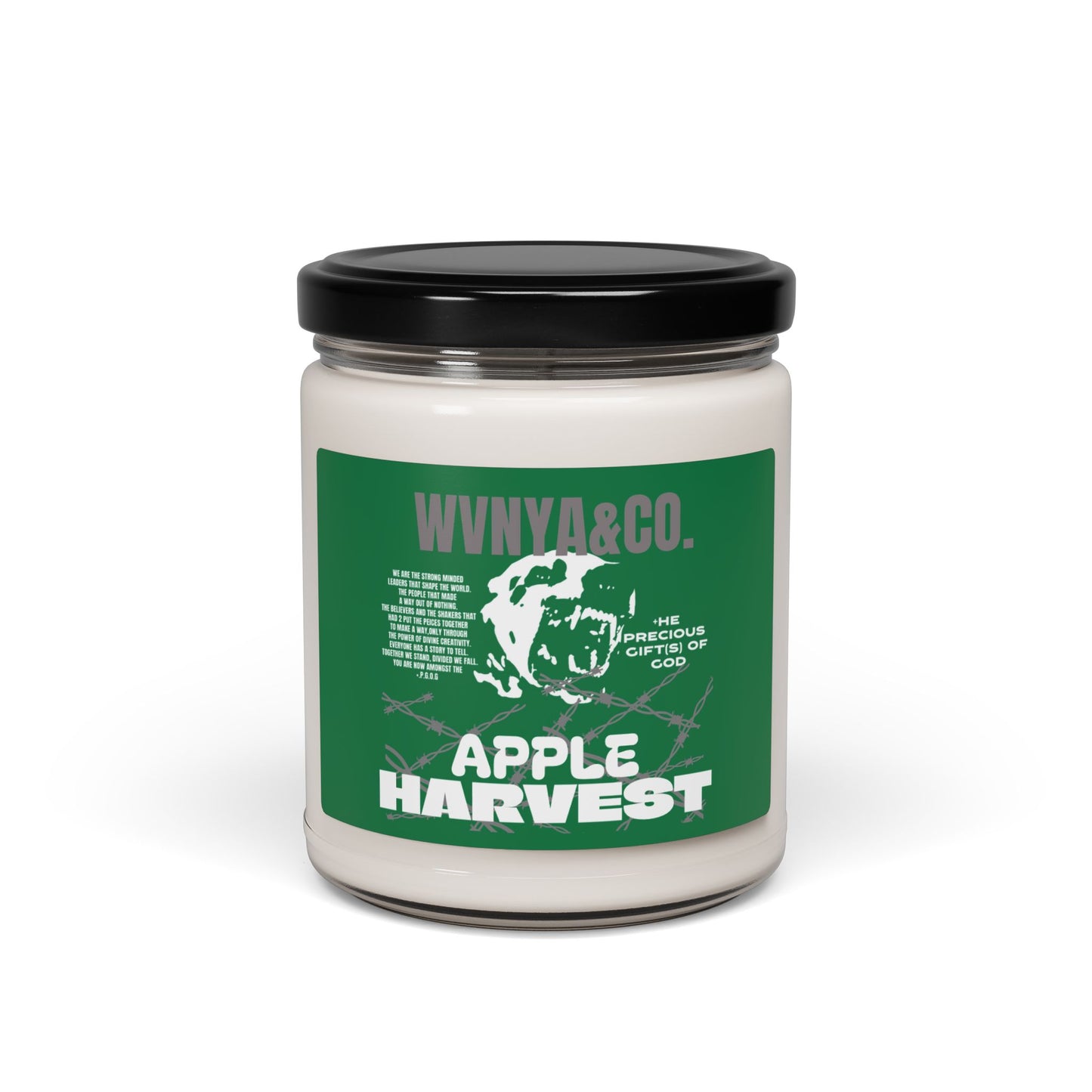 WVNYA&CO. APPLE HARVEST SCENTED 9oz Candle