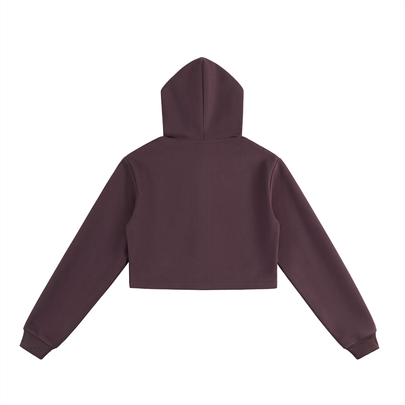 ESSENTIAL CROPPD ZIP-UP HOODIE