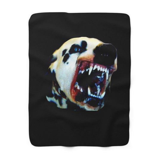 BITE DOWN FIERCE DAWG SHERPA FLEECE BLANKET