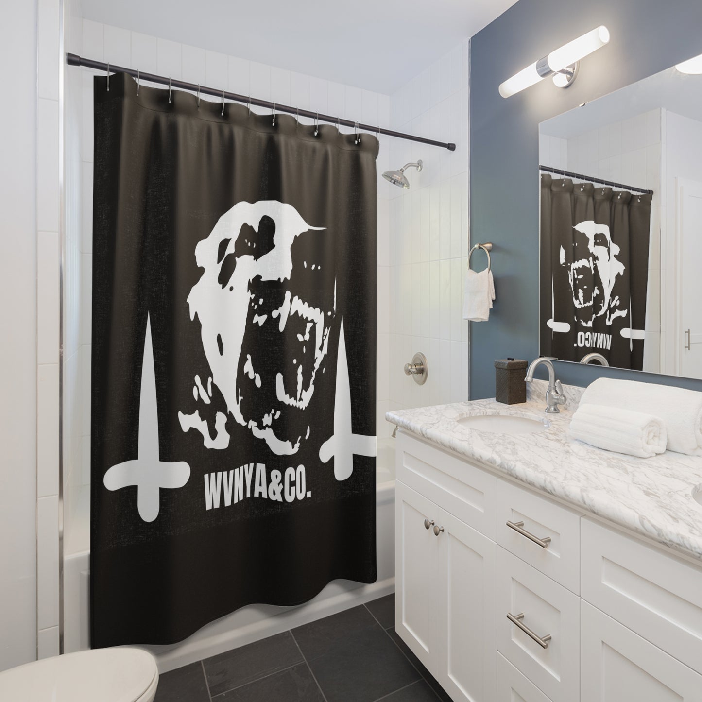 WVNYA&CO. GUARDIAN SHOWER CURTAIN