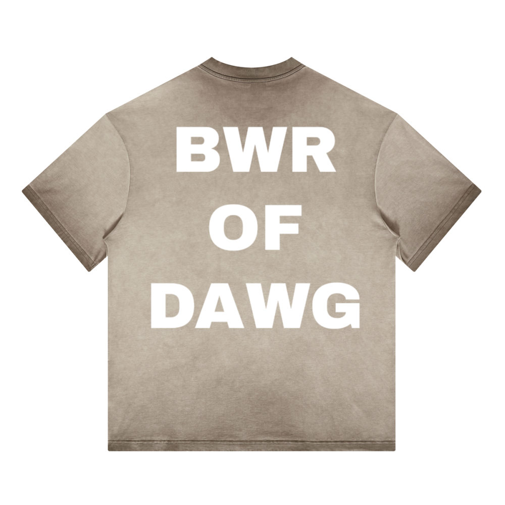 OVR THE WIRE BWR OF DAWG WASHED GRADIENT T-SHIRT