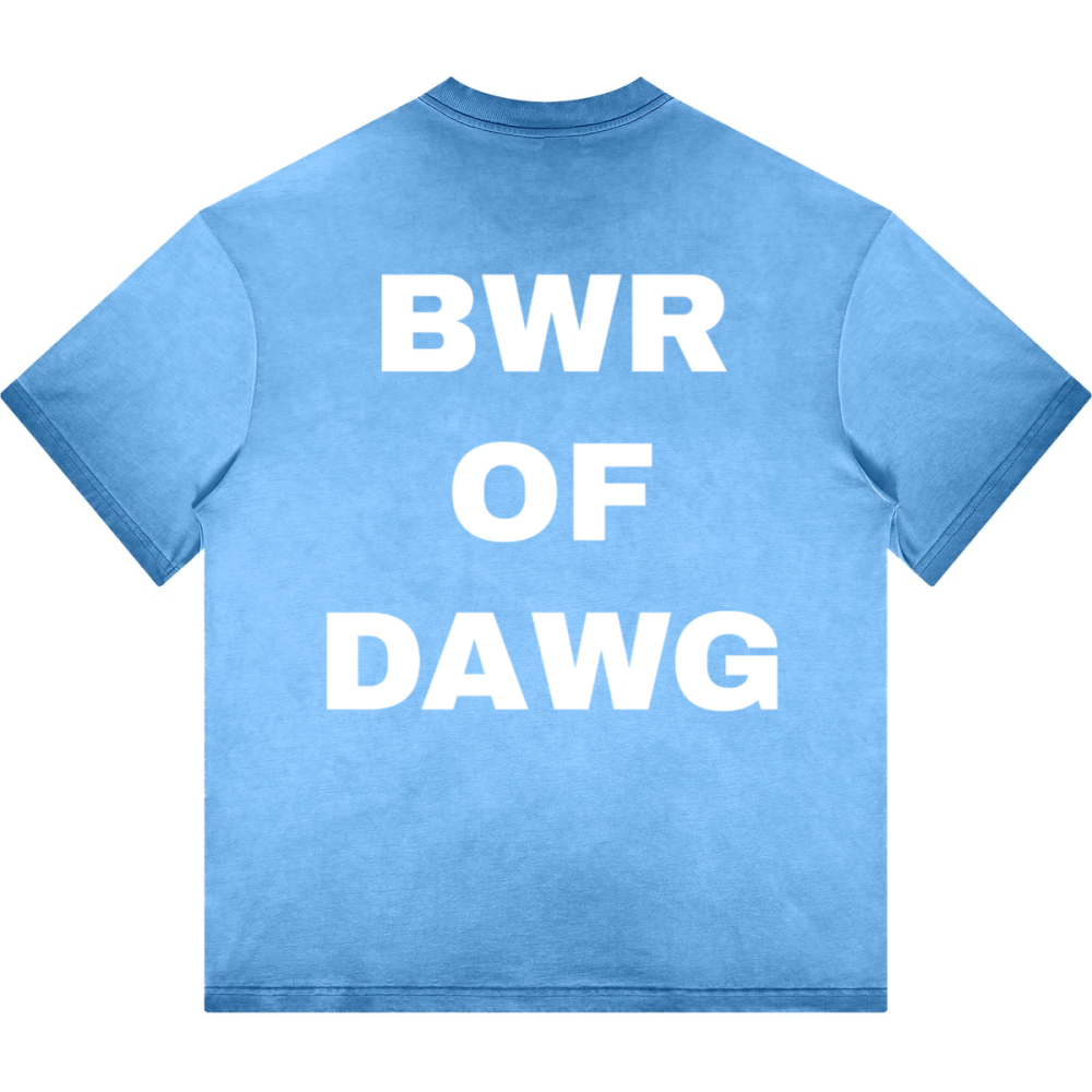 OVR THE WIRE BWR OF DAWG WASHED GRADIENT T-SHIRT