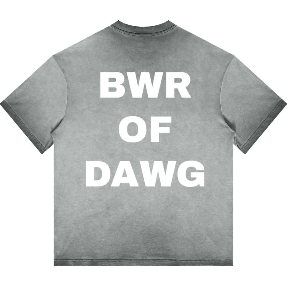 OVR THE WIRE BWR OF DAWG WASHED GRADIENT T-SHIRT