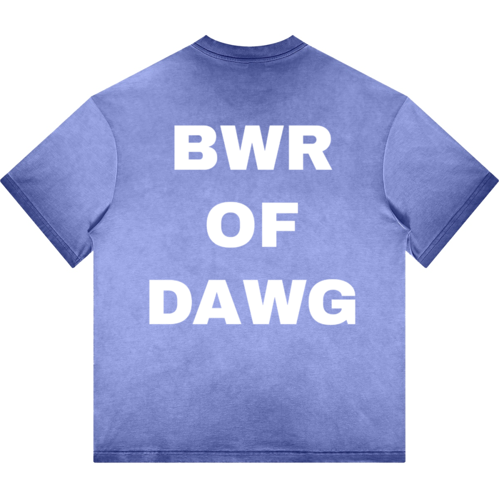 OVR THE WIRE BWR OF DAWG WASHED GRADIENT T-SHIRT