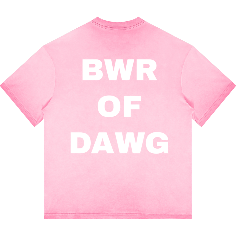 OVR THE WIRE BWR OF DAWG WASHED GRADIENT T-SHIRT