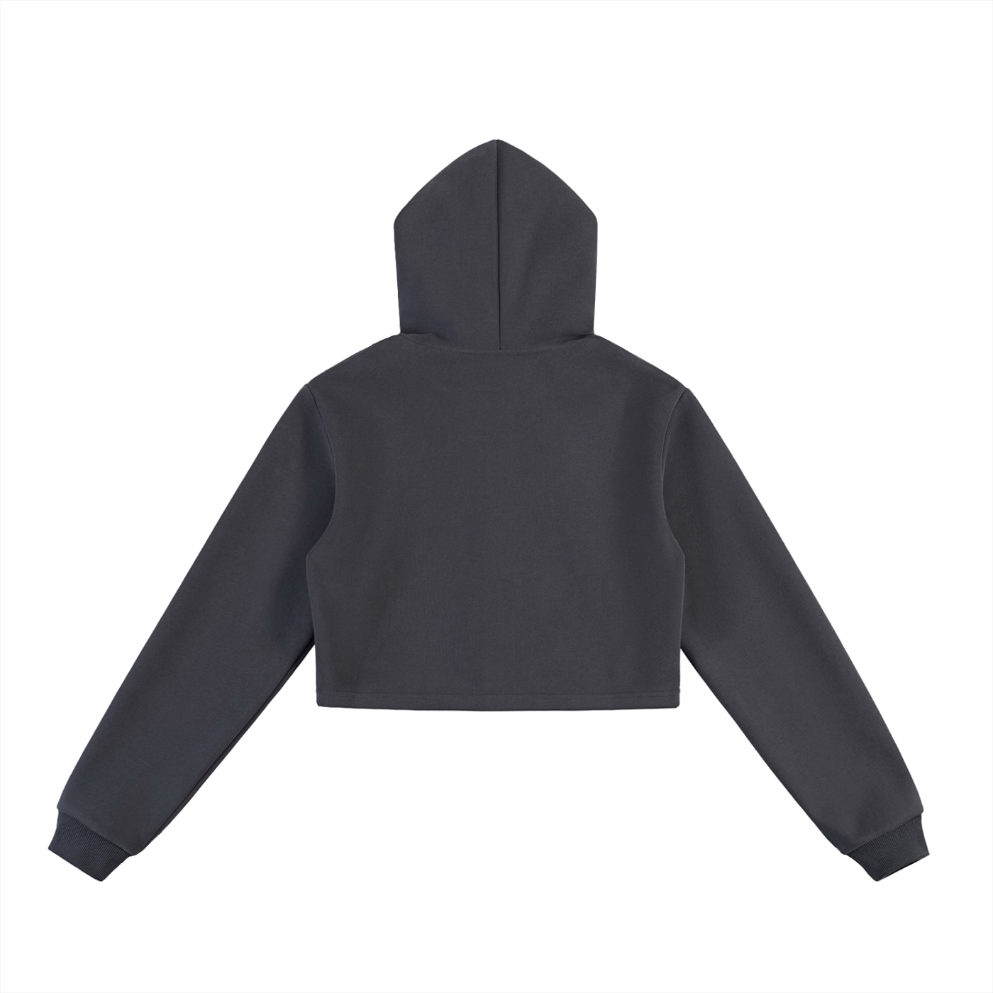 ESSENTIAL CROPPD ZIP-UP HOODIE