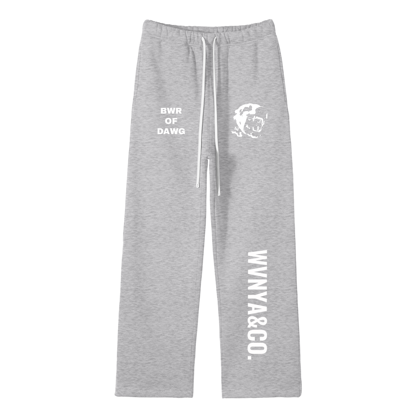 UNISEX SOLID COLOR FLEECE STRAIGHT LEG PANTS