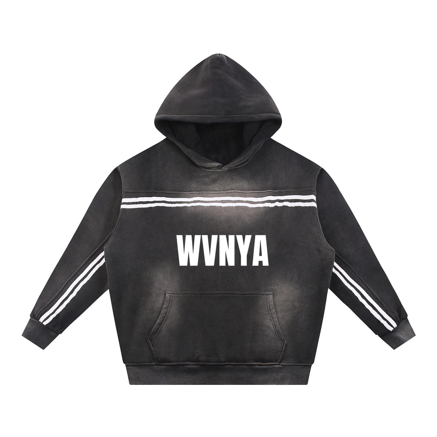 SUN FADE CONTRAST TAPE FLEECE HOODIE