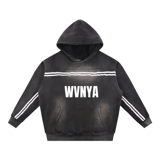 SUN FADE CONTRAST TAPE FLEECE HOODIE