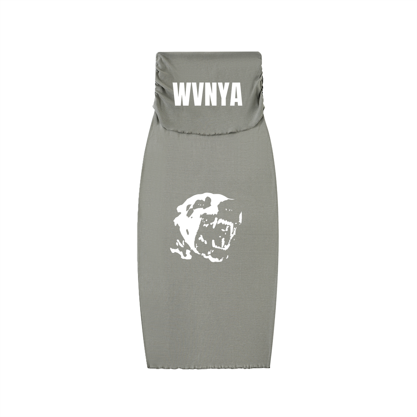 DYED WASHED STRAIGHT HIP-HUGGING SLIM MAXI SKIRT