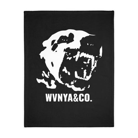 BIG DAWG WVNYA&CO. BWR OF DAWG VELVETEEN BLANKET