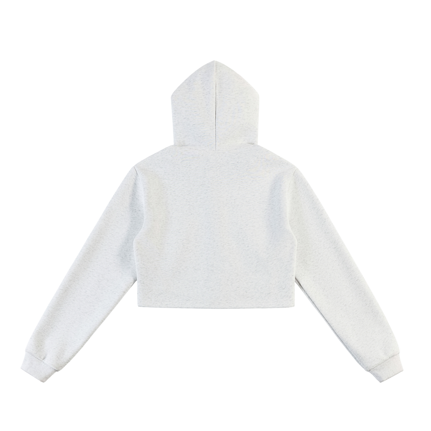 ESSENTIAL CROPPD ZIP-UP HOODIE