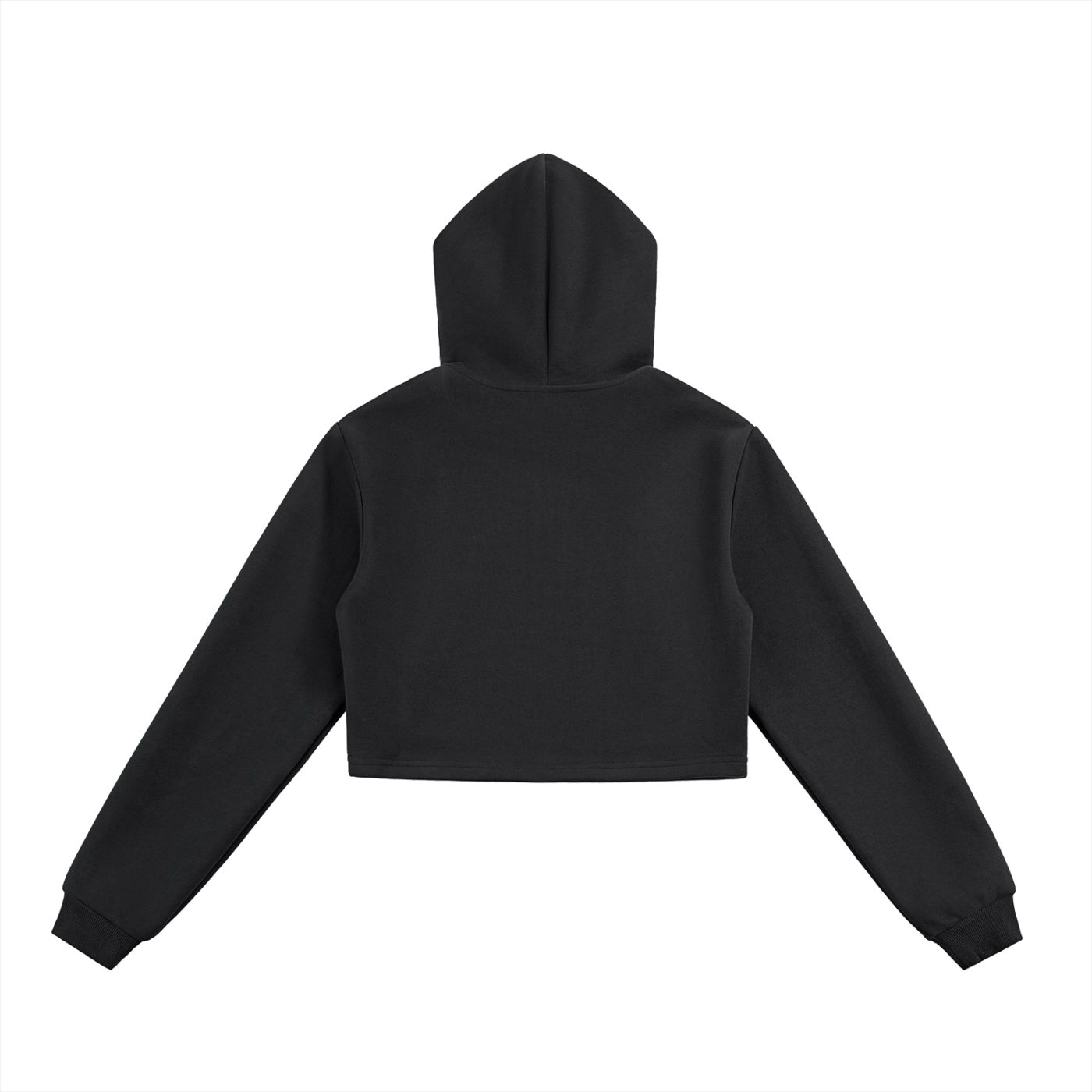 ESSENTIAL CROPPD ZIP-UP HOODIE