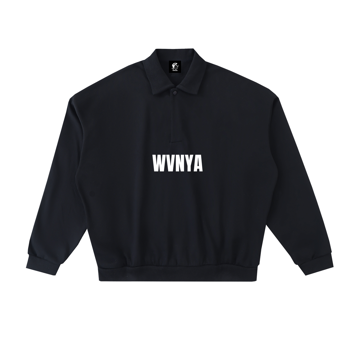 HEAVYWEIGHT FLEECE POLO SWEATSHIRT