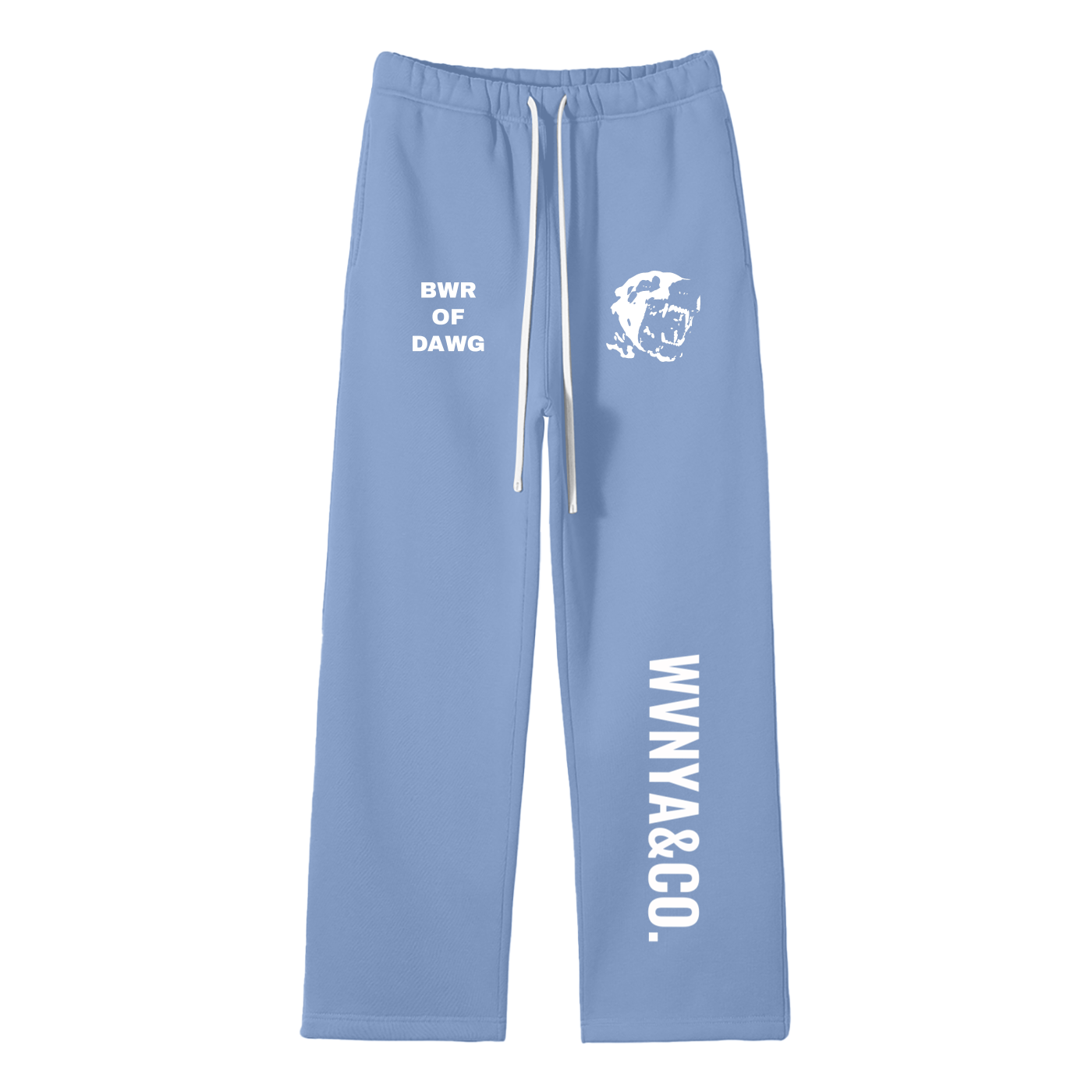 UNISEX SOLID COLOR FLEECE STRAIGHT LEG PANTS