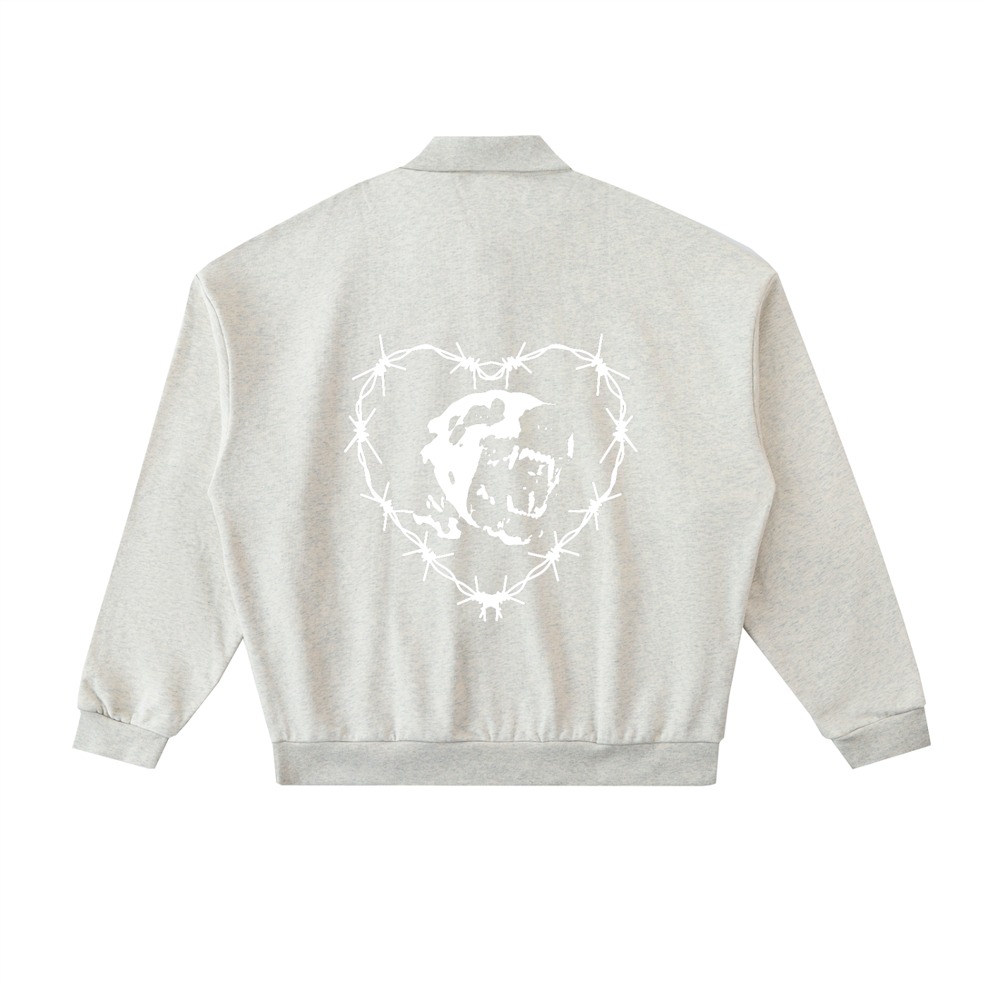 HEAVYWEIGHT FLEECE POLO SWEATSHIRT