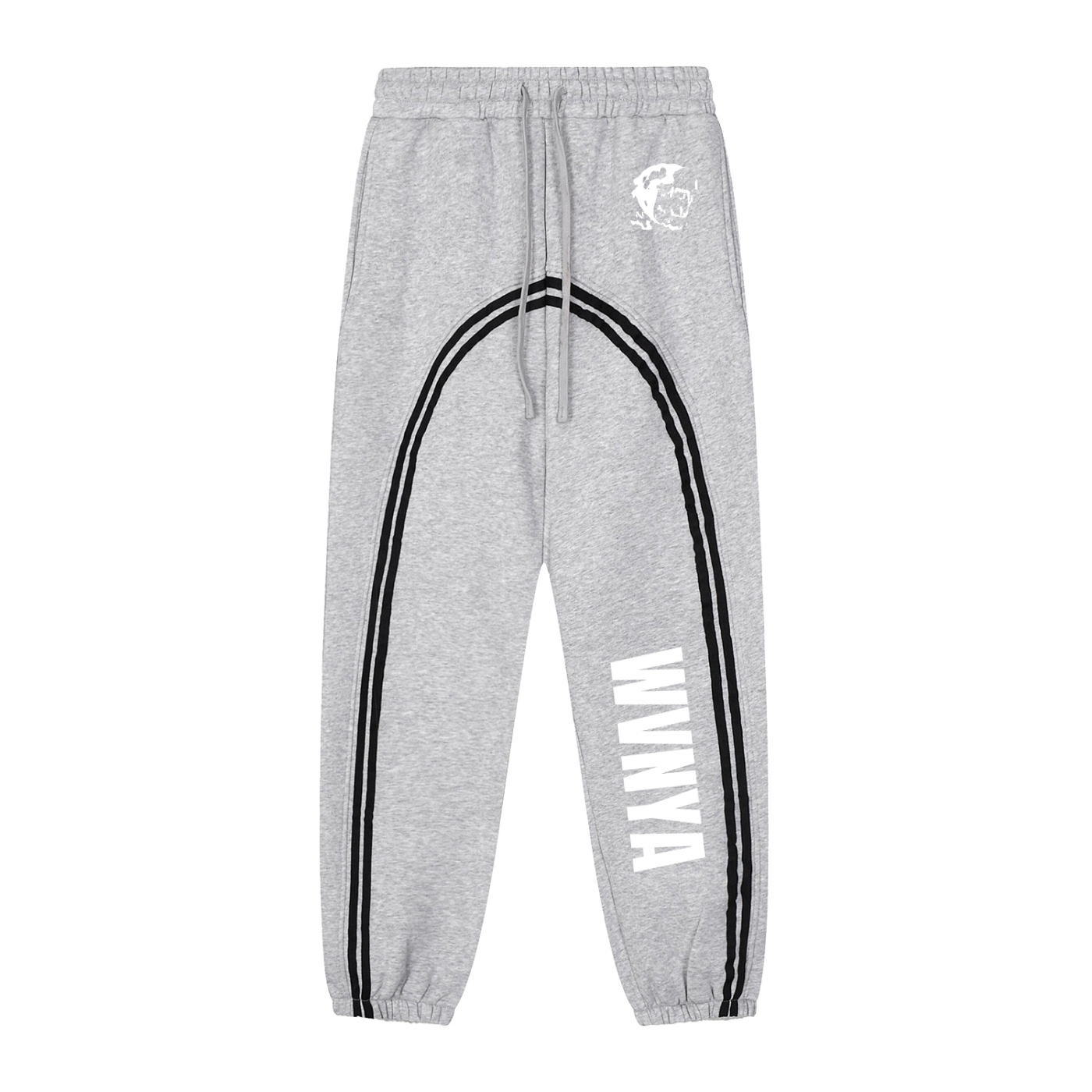SUN FADE CONTRAST TAPE FLEECE JOGGED SWEATPANTS