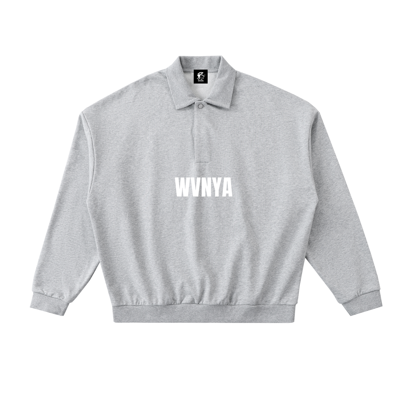 HEAVYWEIGHT FLEECE POLO SWEATSHIRT