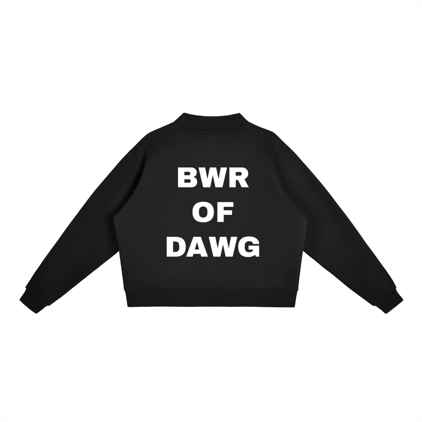 ESSENTIAL FLEECE MOCK-NECK CREW SWEATSHIRT